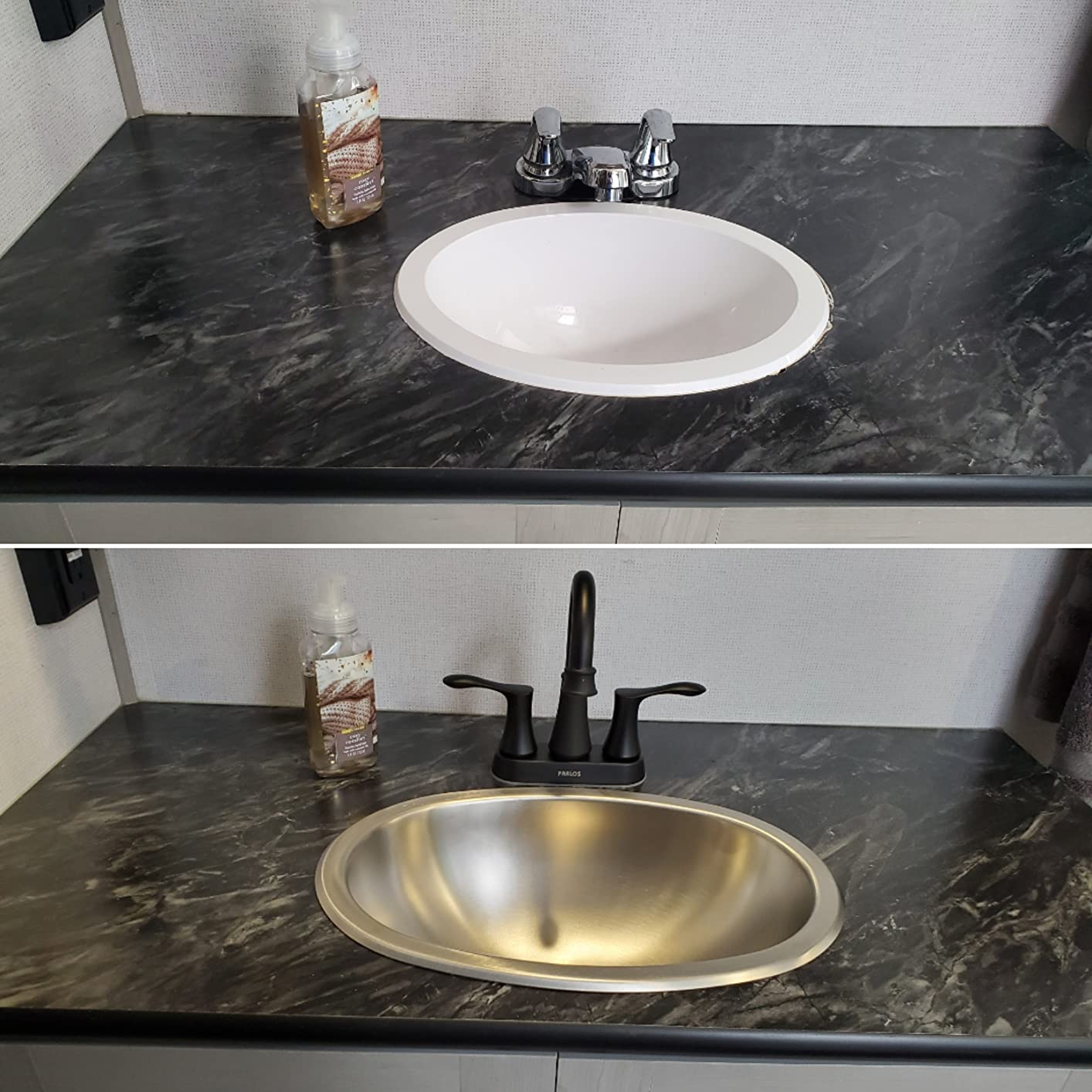 Tough Grade RV Stainless Steel Sink | 22 Gauge Stainless | RV Sink | SIngle Bowl (10