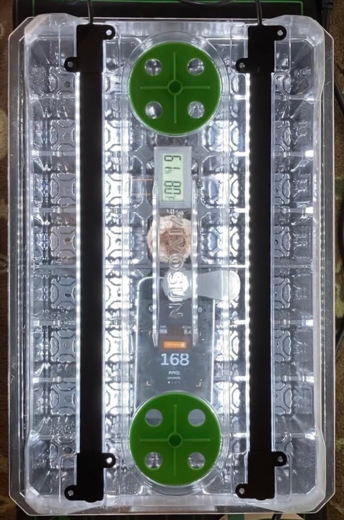 VIVOSUN 1-Pack Seed Starter Kit, 40-Cell Tray, LED Lights and Heat Mat customer photo 1