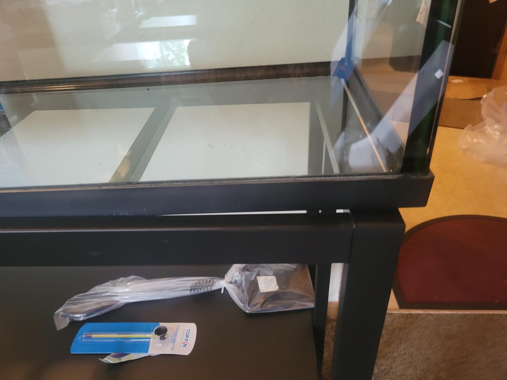 Akenow 55-75 Gallon Fish Tank Stand,48.5 x14.9 x 29.2 Inch Aquarium Stand customer photo 1