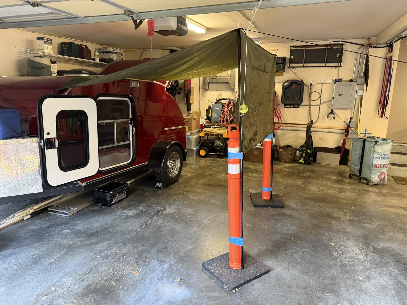 Portable Car Awning for SUV Van, 10 x 5.6 ft customer photo 2