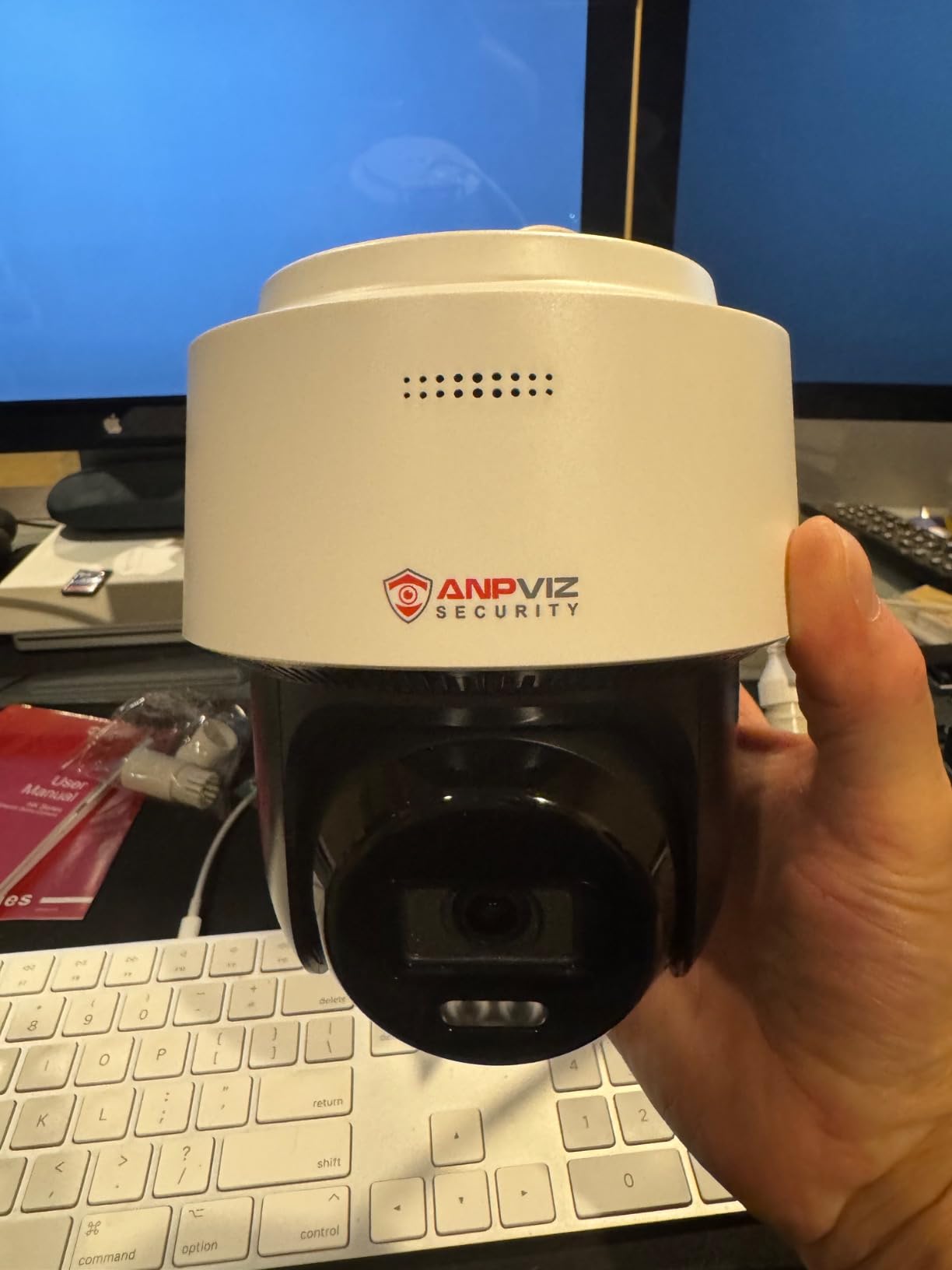 Anpviz UltraHD 4K 8MP PTZ POE IP Dome Camera Outdoor with 5X Optical Zoom customer photo 1