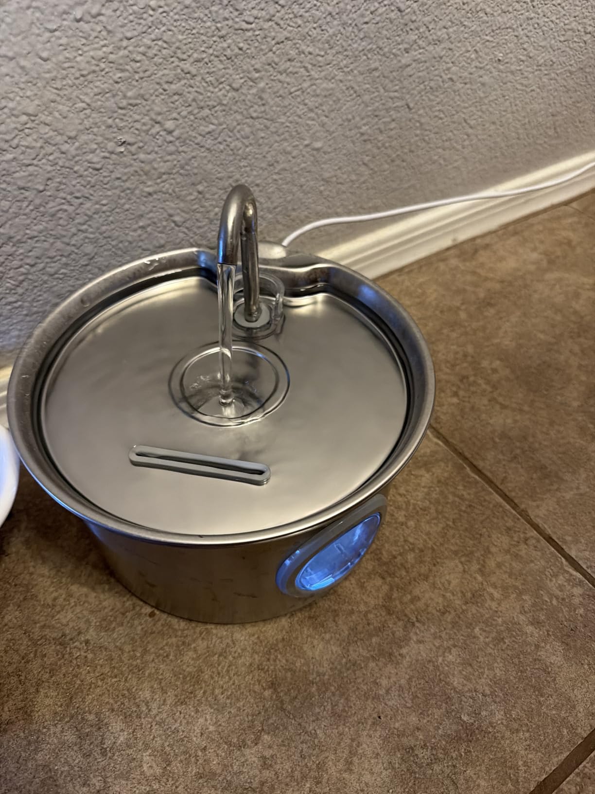 Cat Water Fountain Stainless Steel: Cat Fountain for Drinking - 88oz/2.6L customer photo 2
