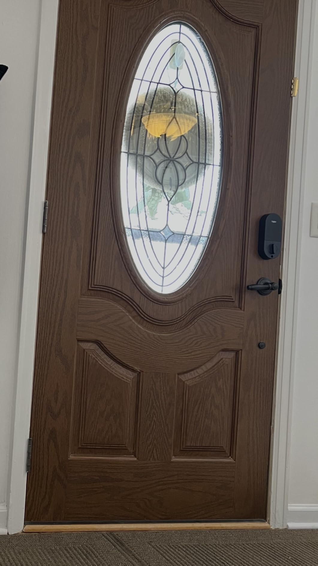 Tapo Smart Wi-Fi Deadbolt Door Lock, Keyless Tactile Buttons, DL100 customer photo 2