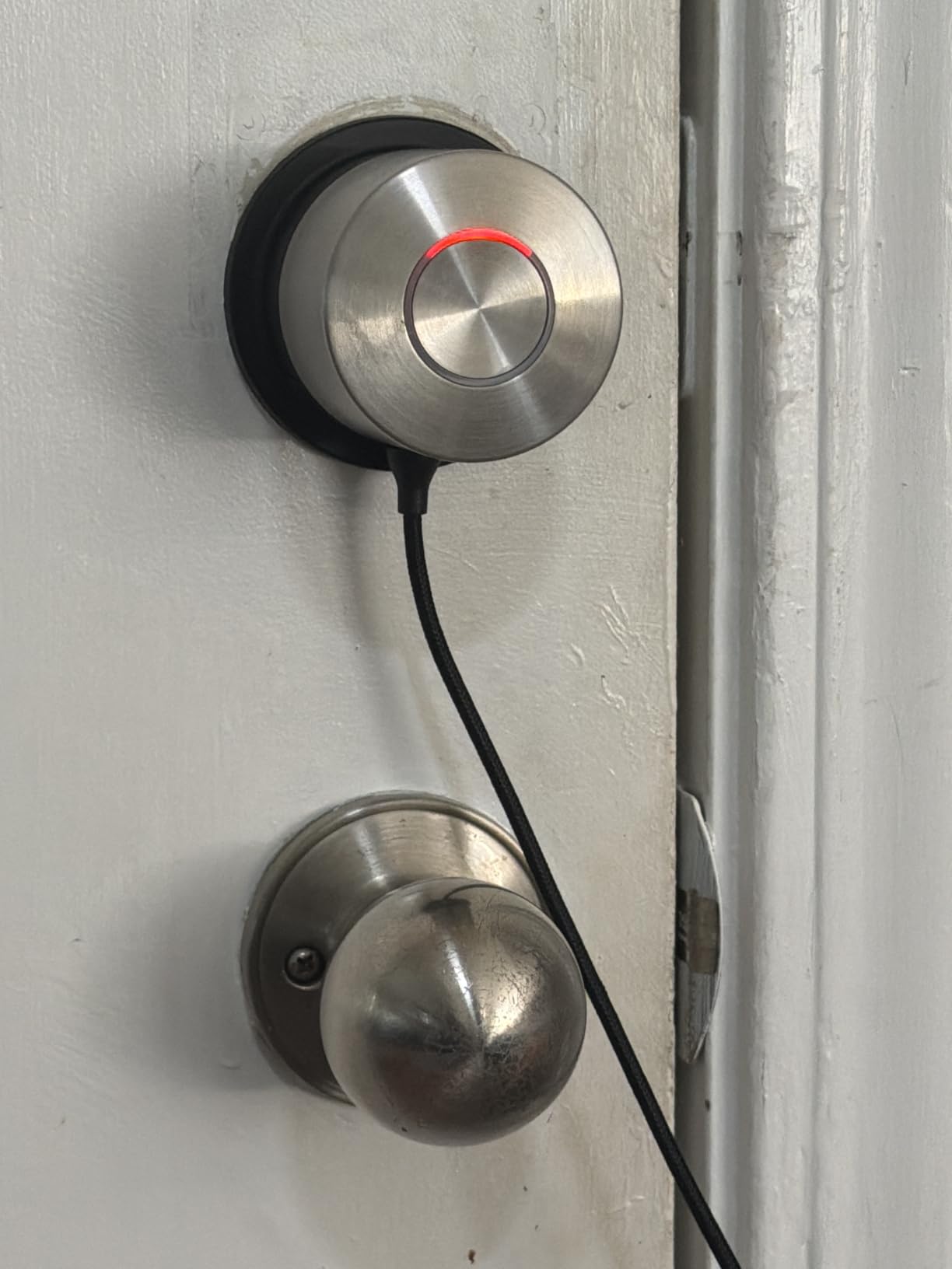 Nuki Smart Lock (Deadbolt) Keyless Entry WiFi Electronic Deadbolt with Auto-Unlock, App Control, Remote Access, Easy Installation, Smart Home for Front Door, Home & Rentals customer photo 1