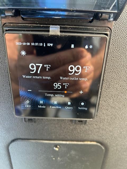 MICOE 35000 BTU Pool Heat Pump, Inverter Pool Heater for Above Ground Pools customer photo 1