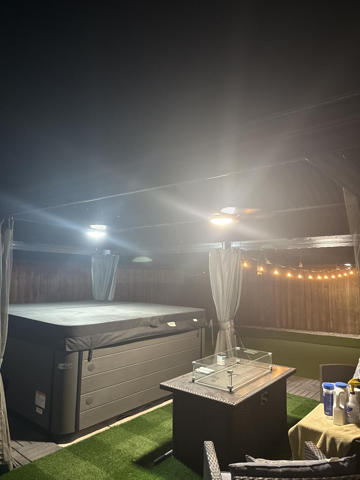 Fanbulous 52 Inch Waterproof Outdoor Ceiling Fan with Light for Patio,Black customer photo 1