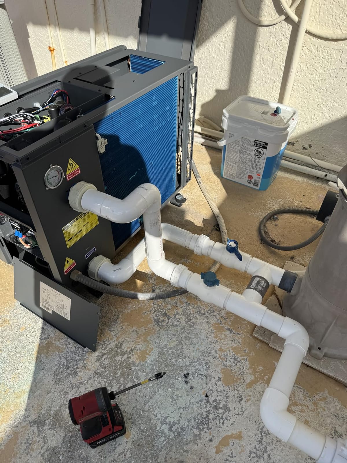 TURBRO 58,000 BTU DC Inverter Swimming Pool Heat Pump, WiFi Control customer photo 1