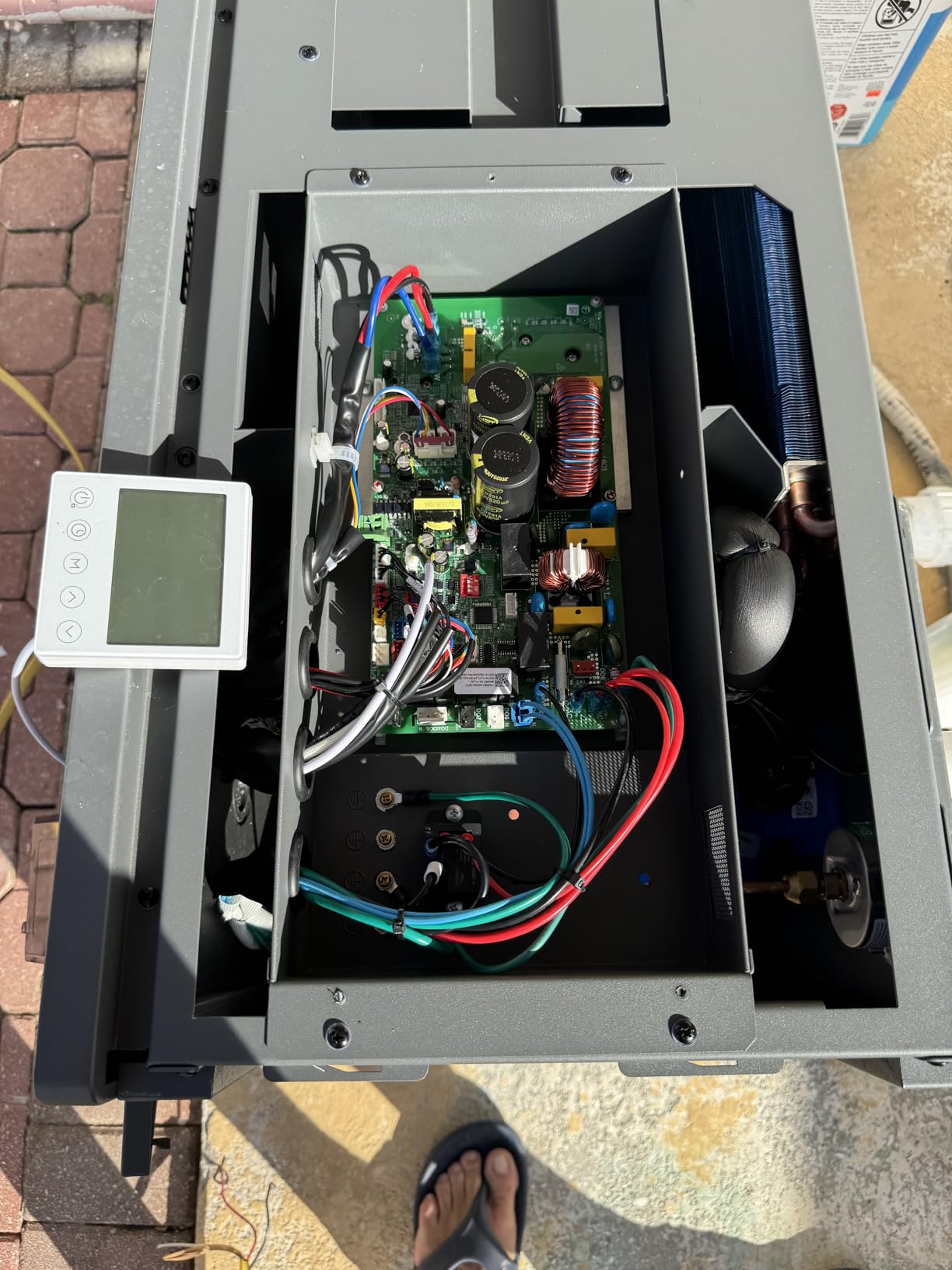 TURBRO 58,000 BTU DC Inverter Swimming Pool Heat Pump, WiFi Control customer photo 2