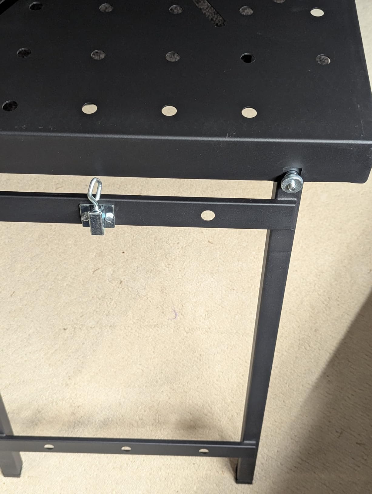 OLBRUS Welding Table Foldable Work Bench, Black customer photo 2