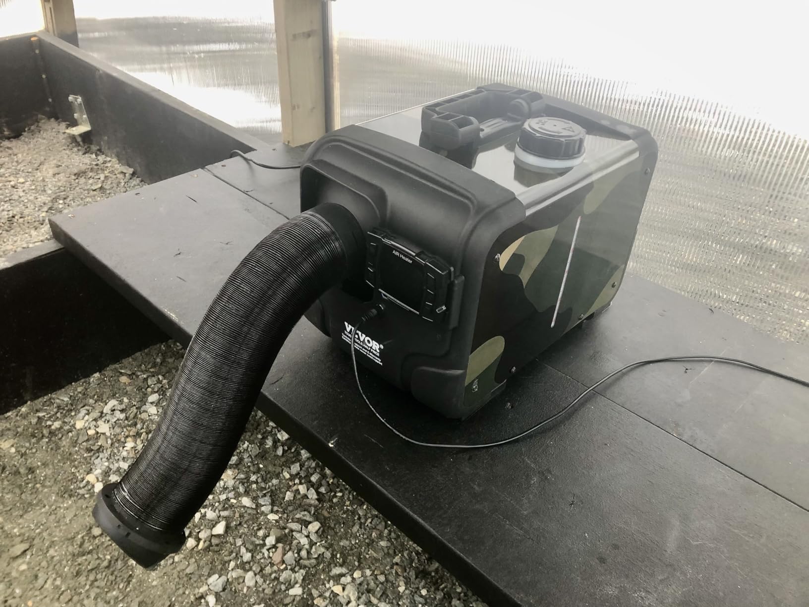 VEVOR Diesel Heater 8KW, DC 12V/24V, All in One Portable Diesel Heater with Bluetooth APP Control, Remote Control and LCD Screen, 1.3 Gal Fuel Tank for Trucks, Vans, RVs, Campers, and Garages customer photo 1