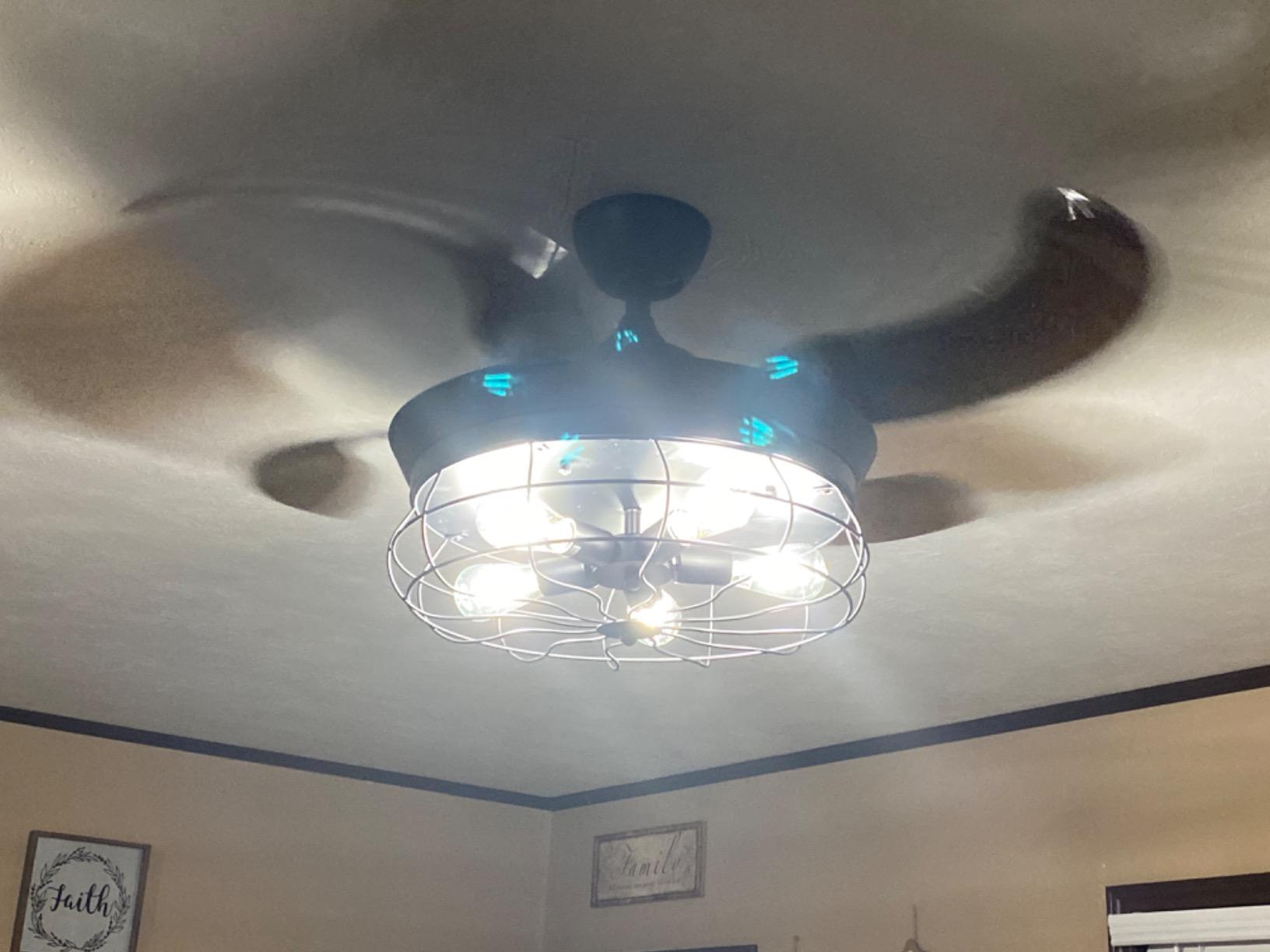 100 Inch Large Ceiling Fans, Big Industrial Ceiling Fan No Light 11500 CFM customer photo 2