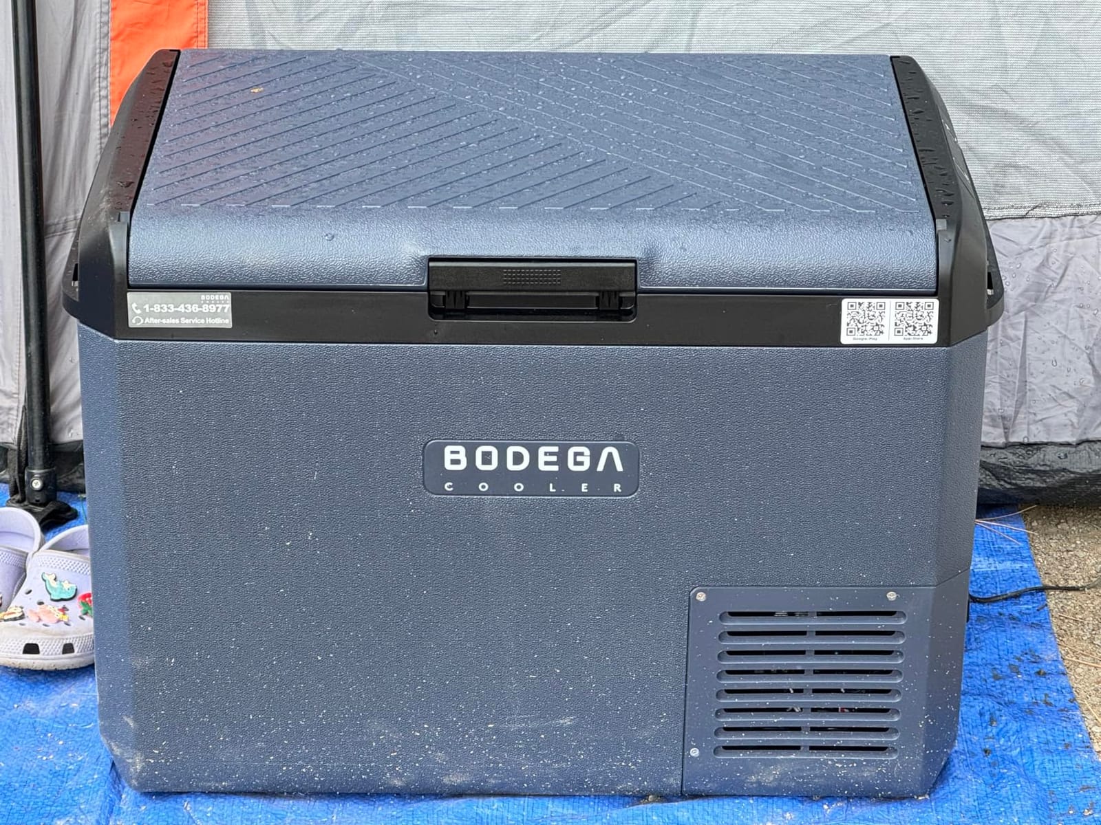 BODEGA COOLER Car Refrigerator Dual Zone,79QT Portable Freezer -4°F to 68°F, 12V Electric Cooler with Wheels & Handle, Ultra-Quiet ≤31dB, Fast Cooling for Camping, RV, Van Life & Road Trips customer photo 2