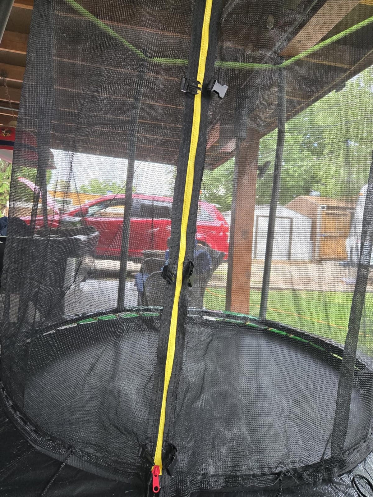 AOTOB 12 FT/14 FT Rectangle Trampoline with Net customer photo 2
