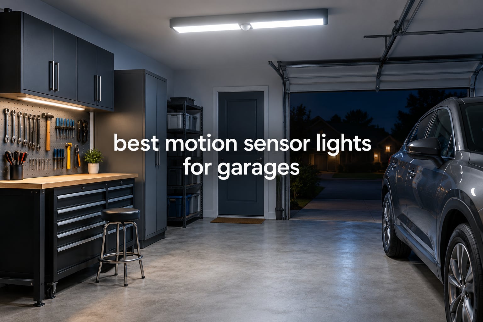 best motion sensor lights for garages