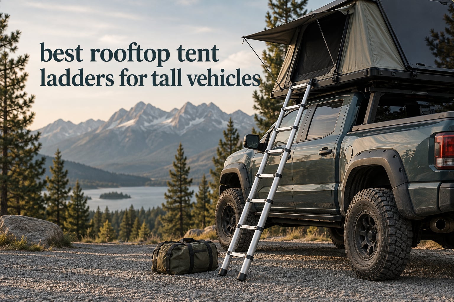 best rooftop tent ladders for tall vehicles