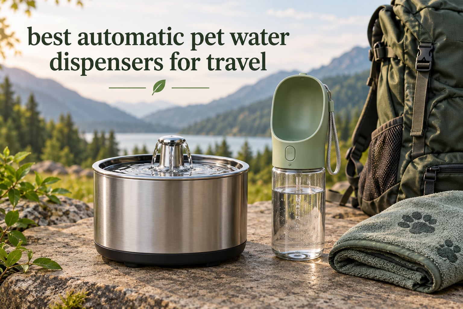 best automatic pet water dispensers for travel