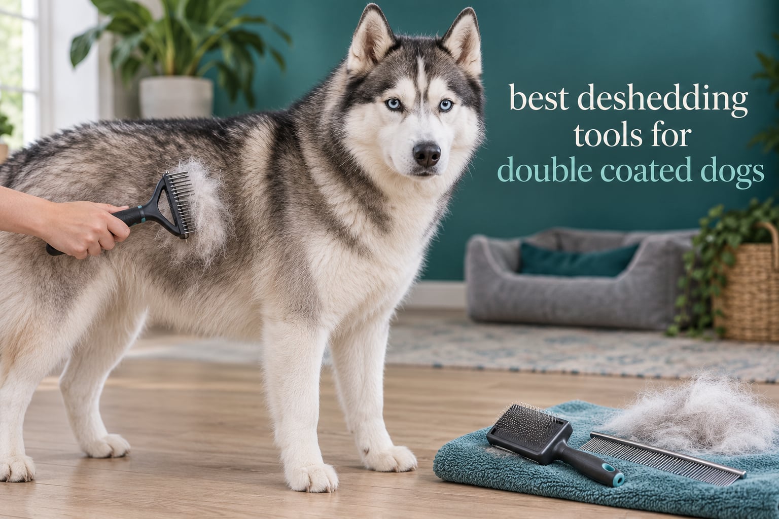 best deshedding tools for double coated dogs