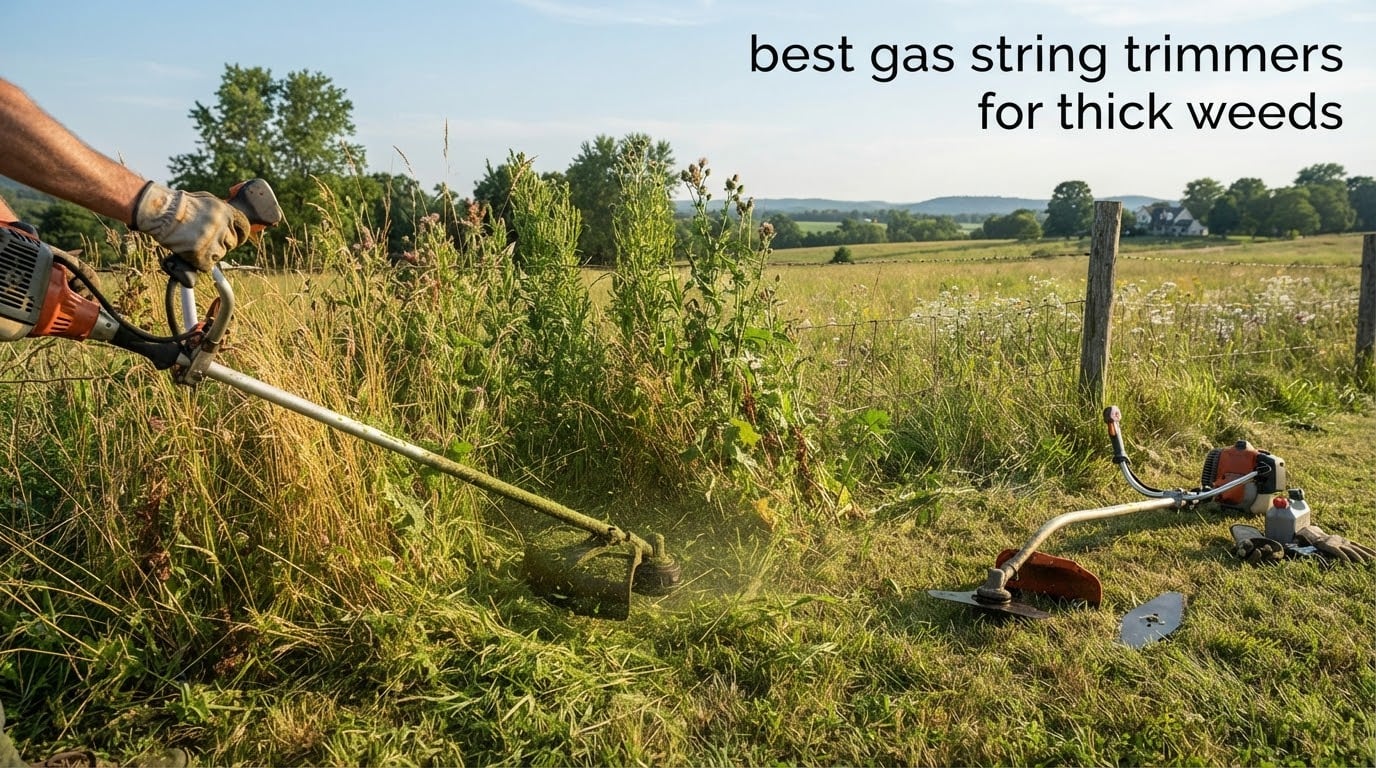 best gas string trimmers for thick weeds