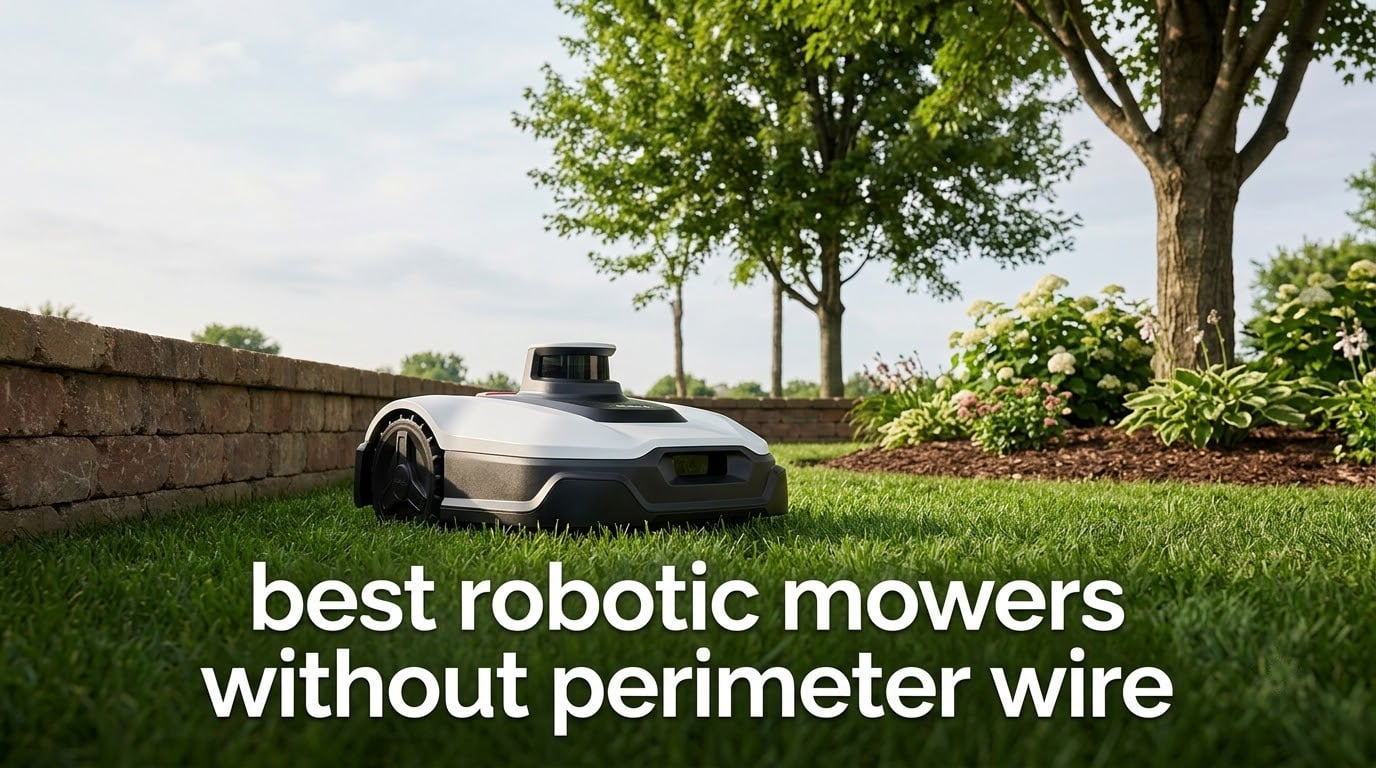 best robotic mowers without perimeter wire