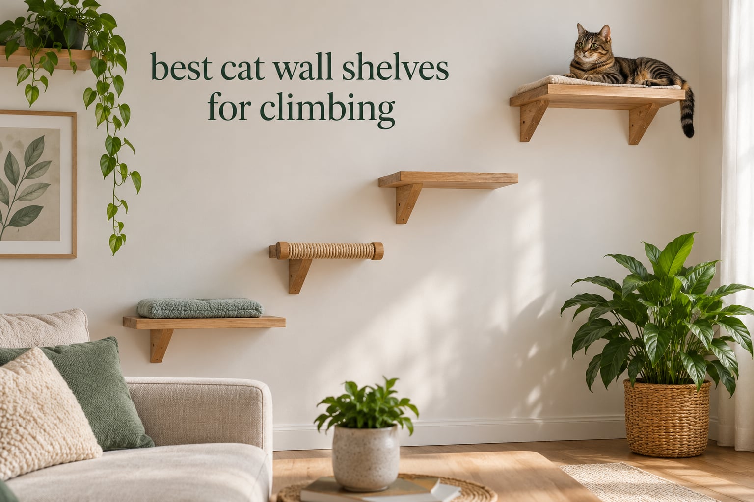 best cat wall shelves for climbing