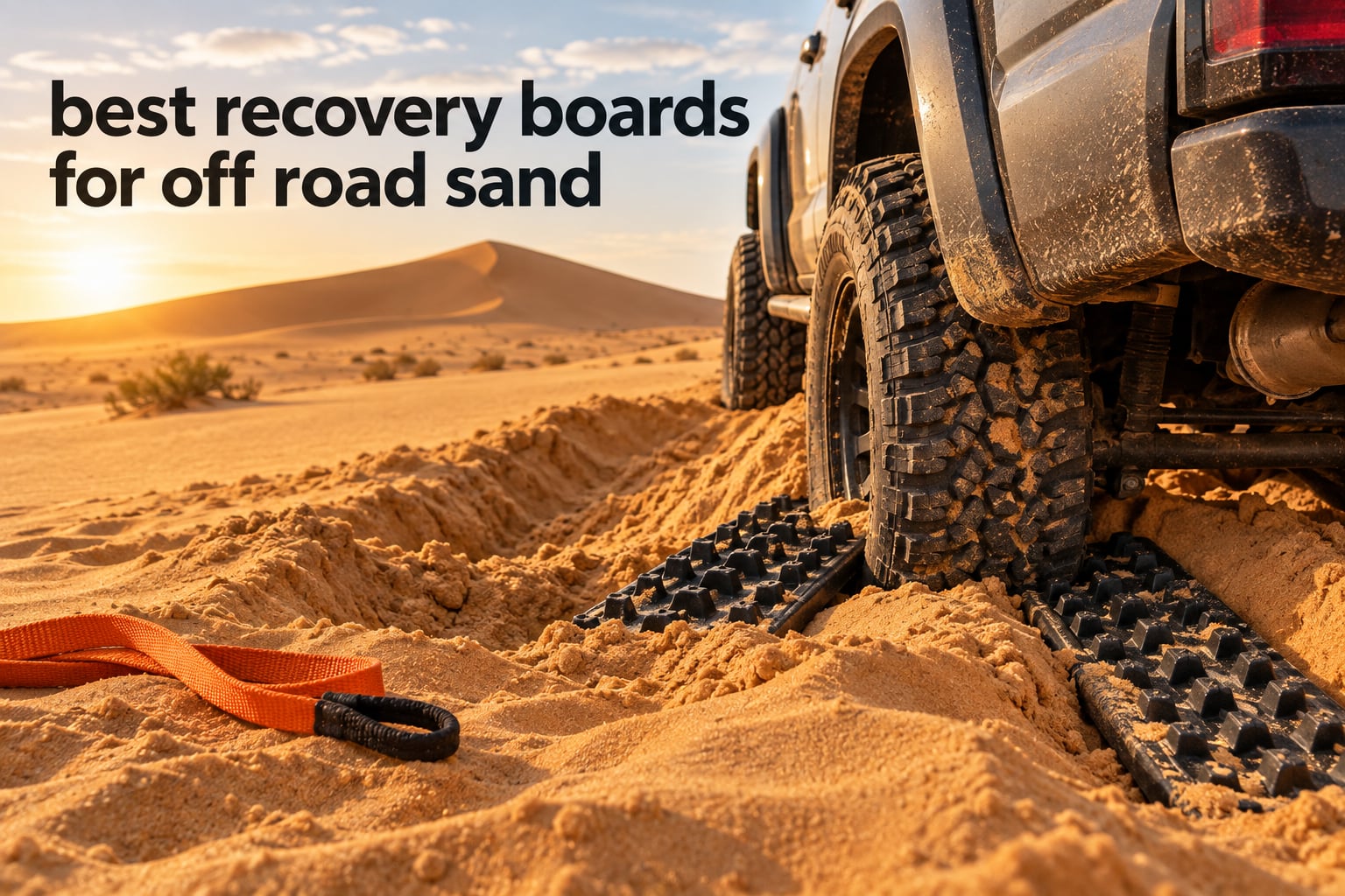 best recovery boards for off road sand