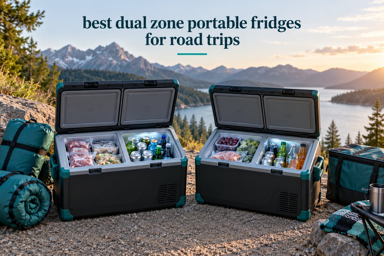 best dual zone portable fridges for road trips