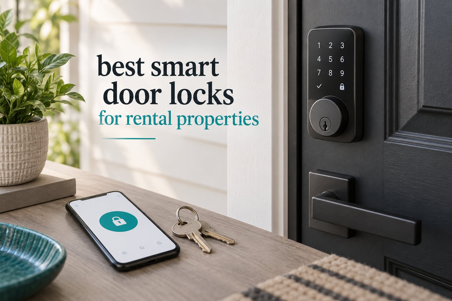 best smart door locks for rental properties