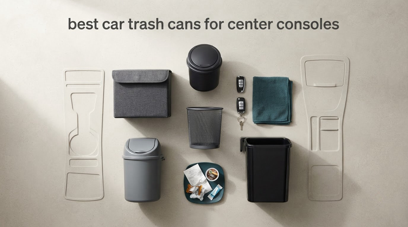 best car trash cans for center consoles