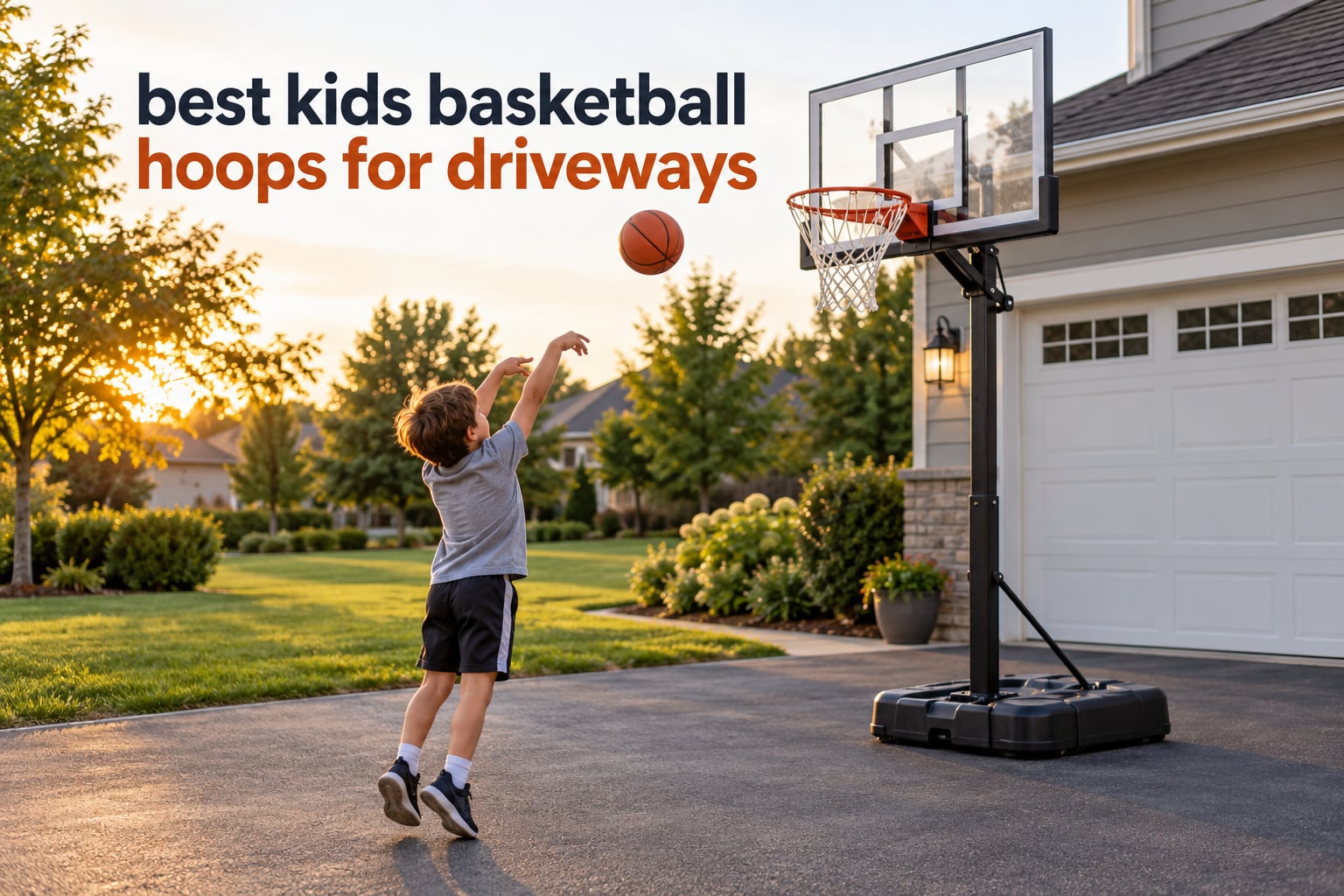 best kids basketball hoops for driveways