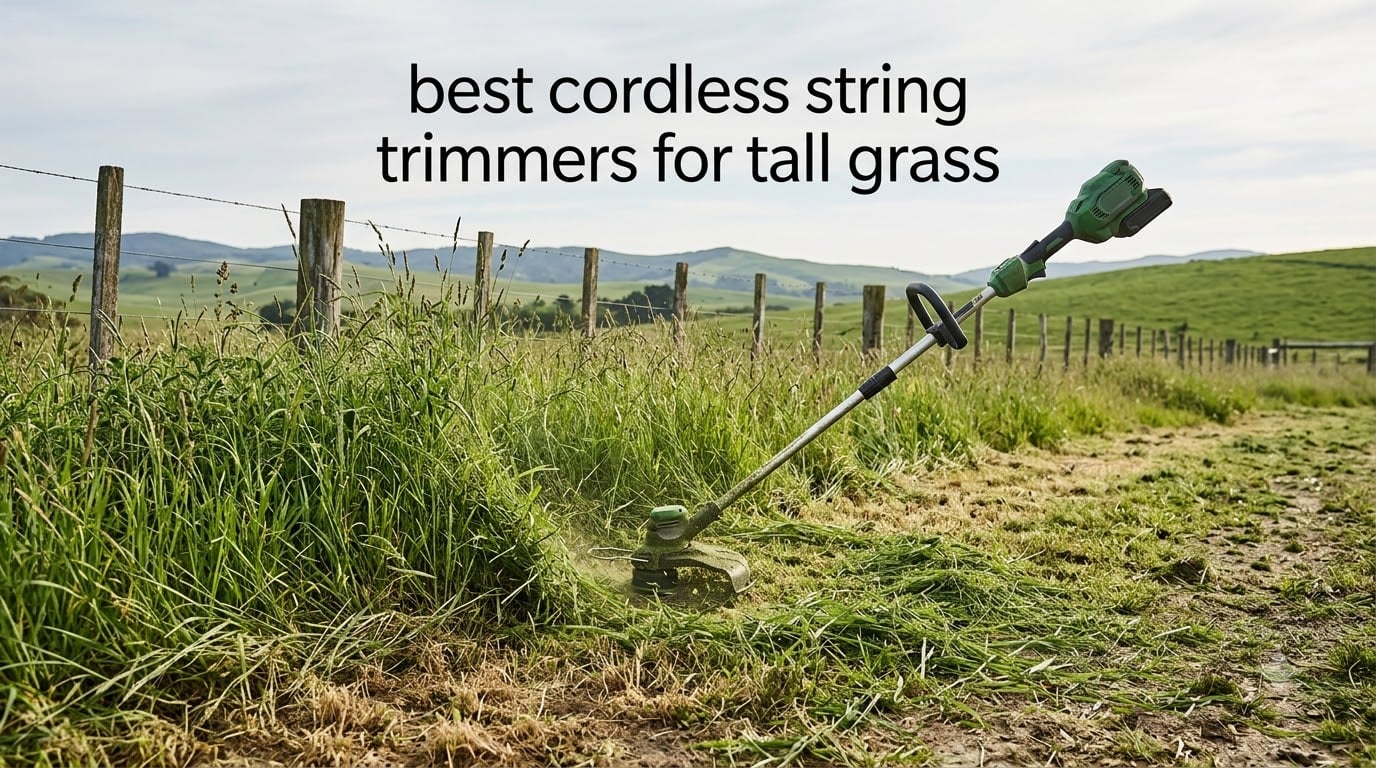 best cordless string trimmers for tall grass