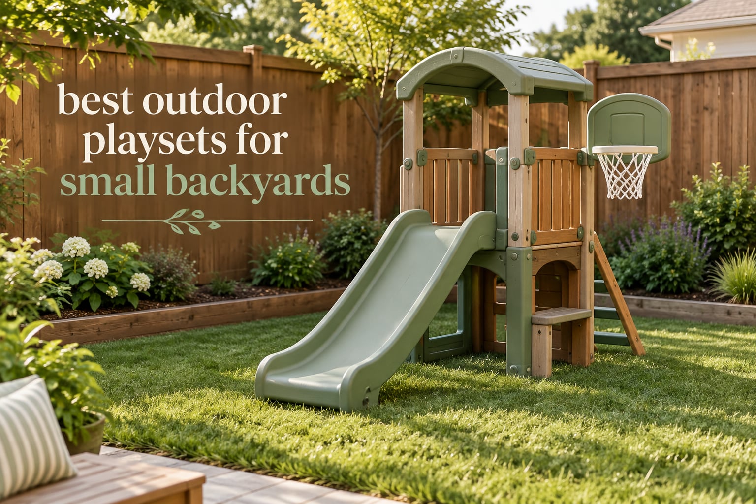 best outdoor playsets for small backyards