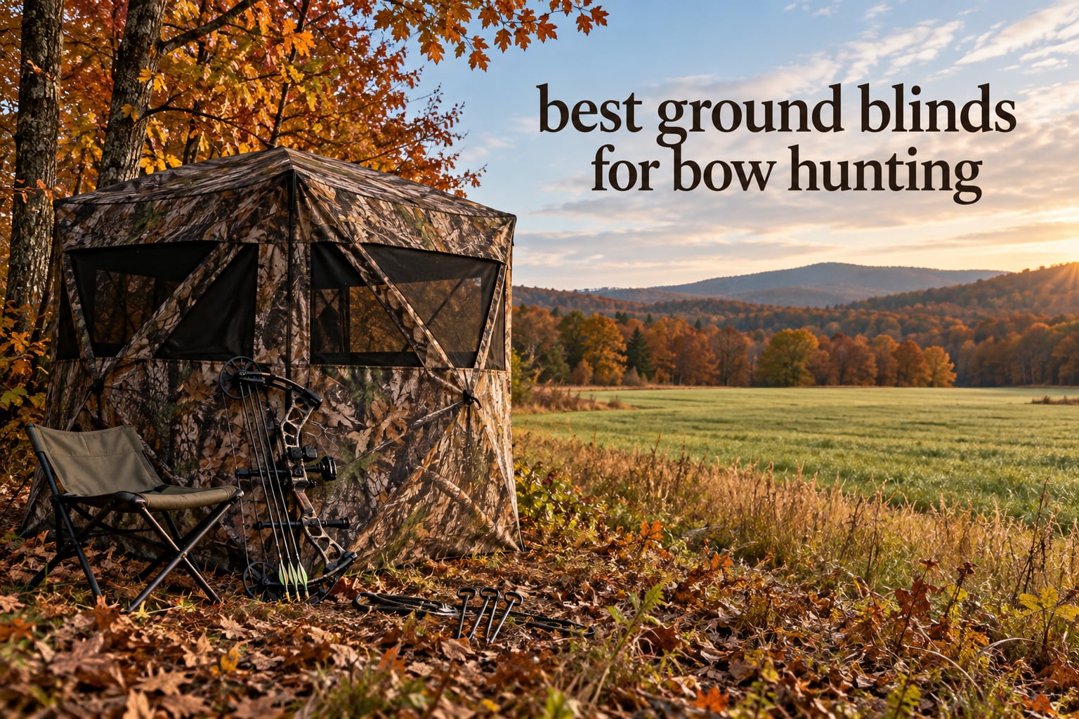 best ground blinds for bow hunting