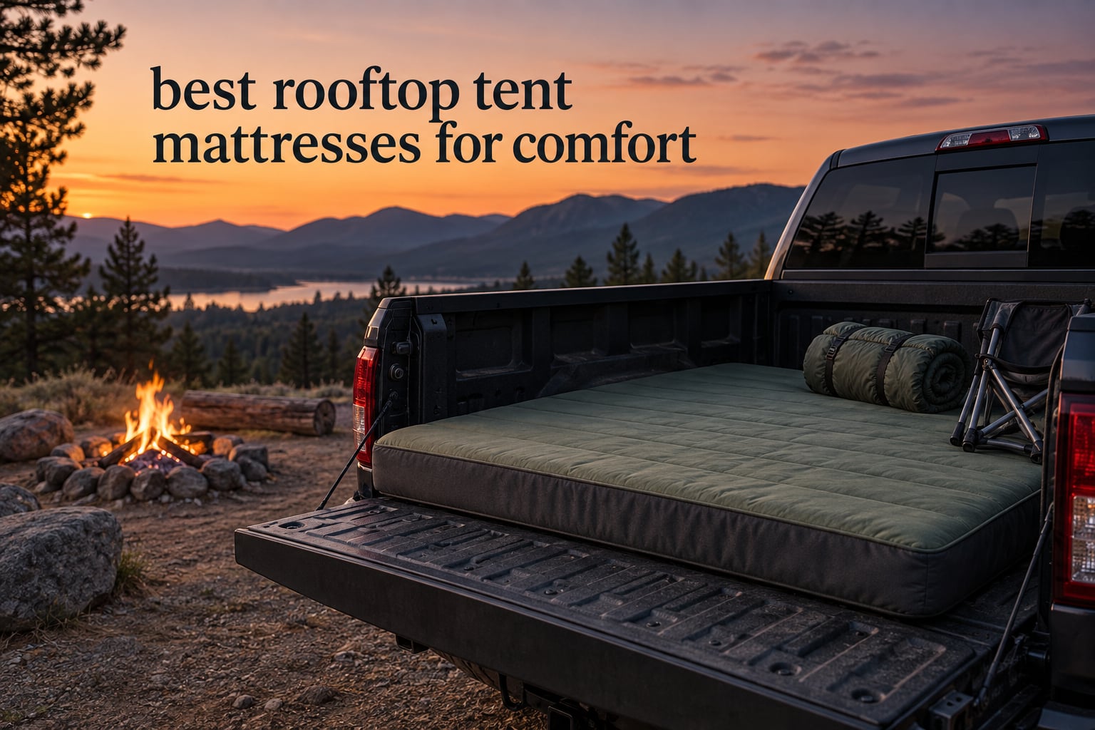 best rooftop tent mattresses for comfort
