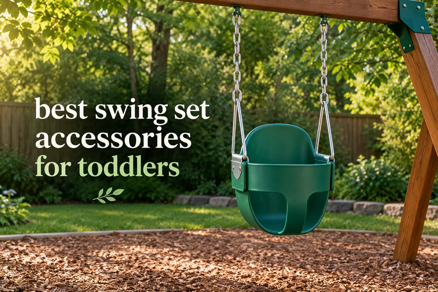 best swing set accessories for toddlers