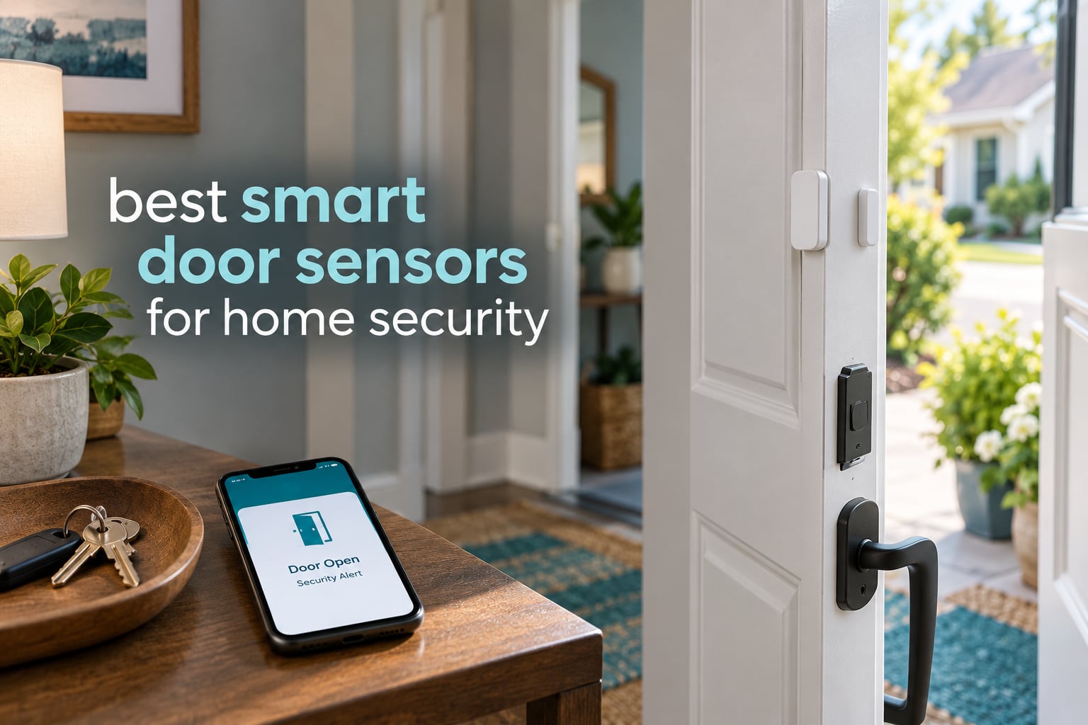 best smart door sensors for home security