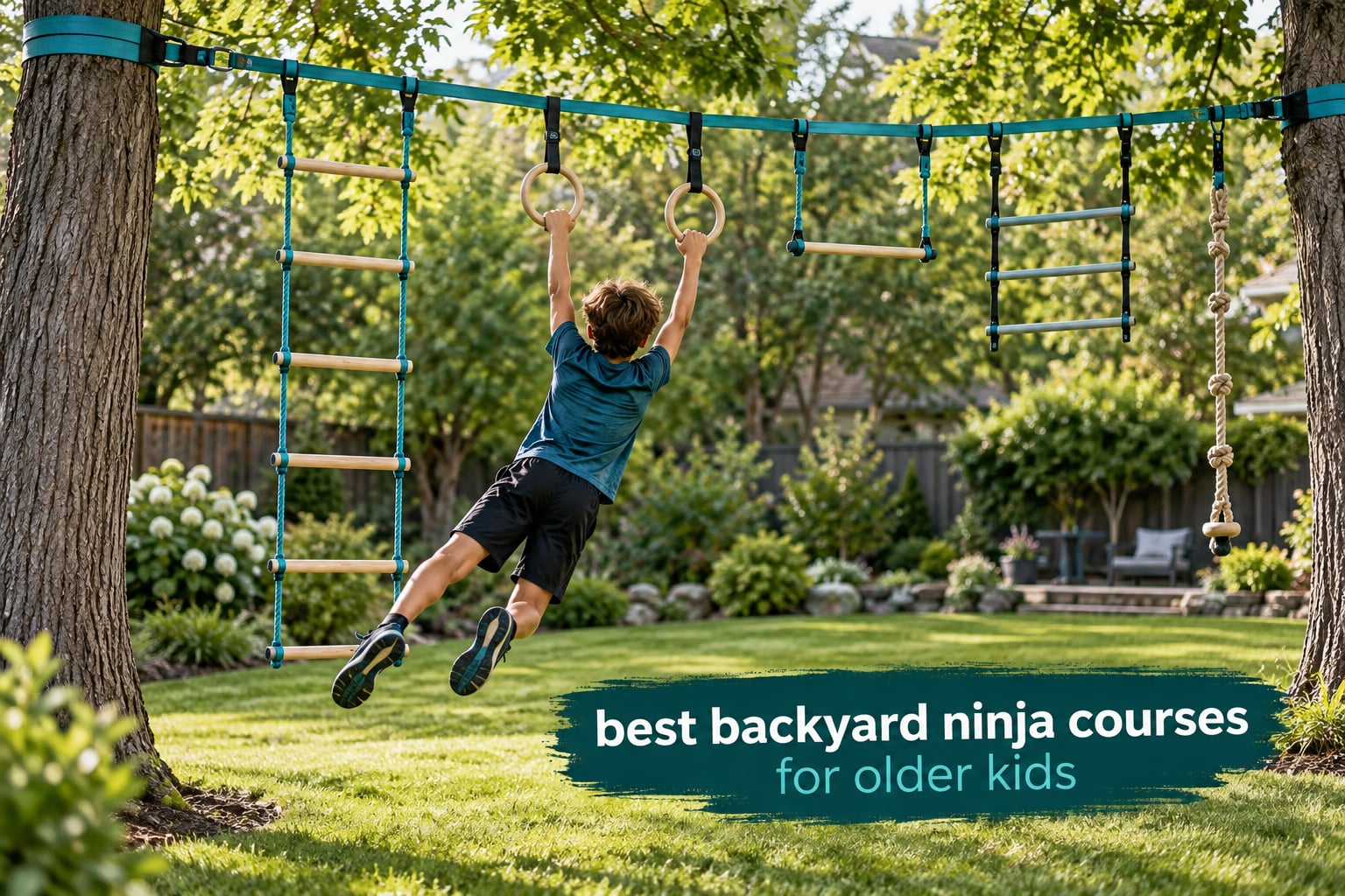 best backyard ninja courses for older kids