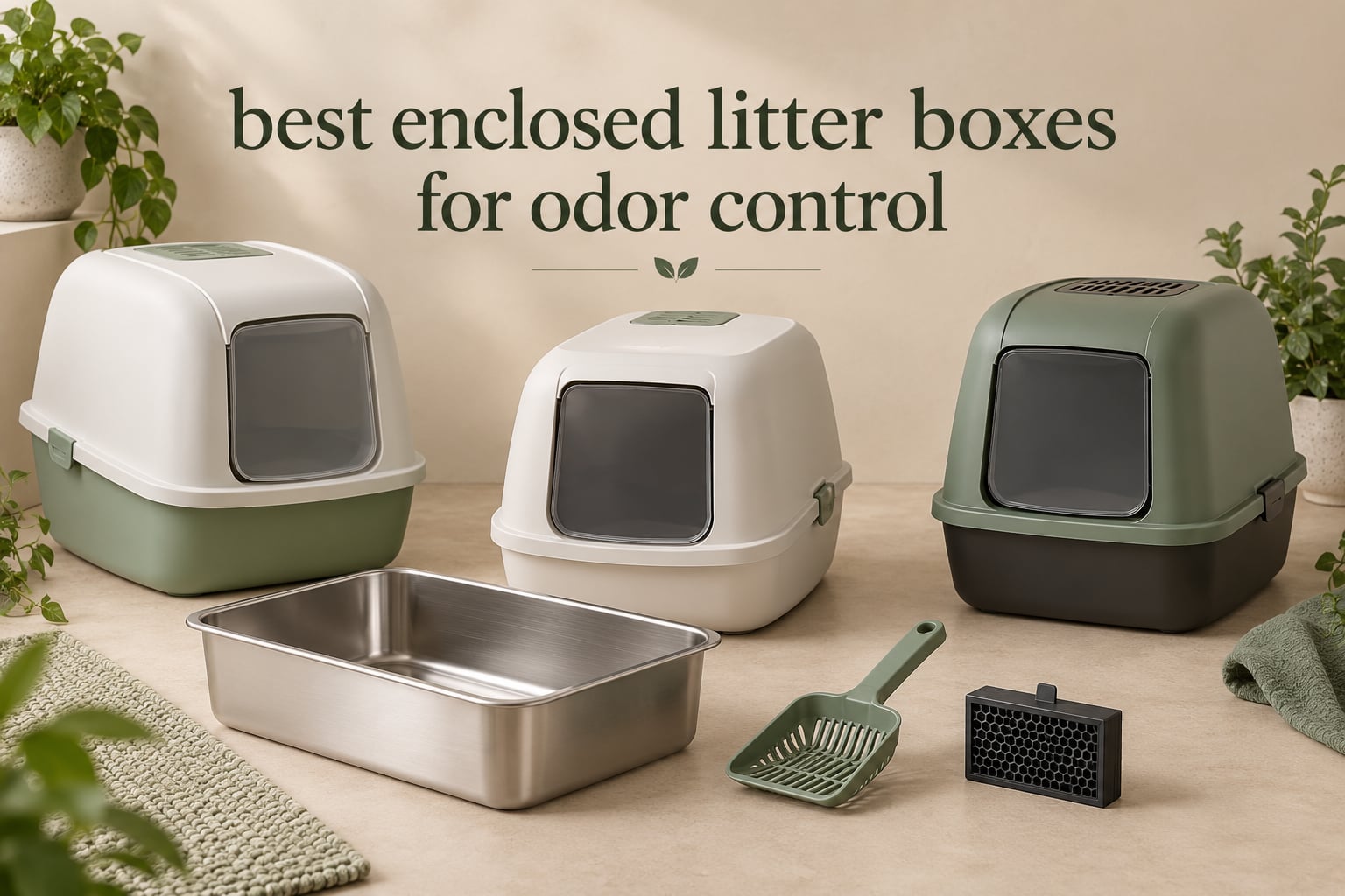 best enclosed litter boxes for odor control