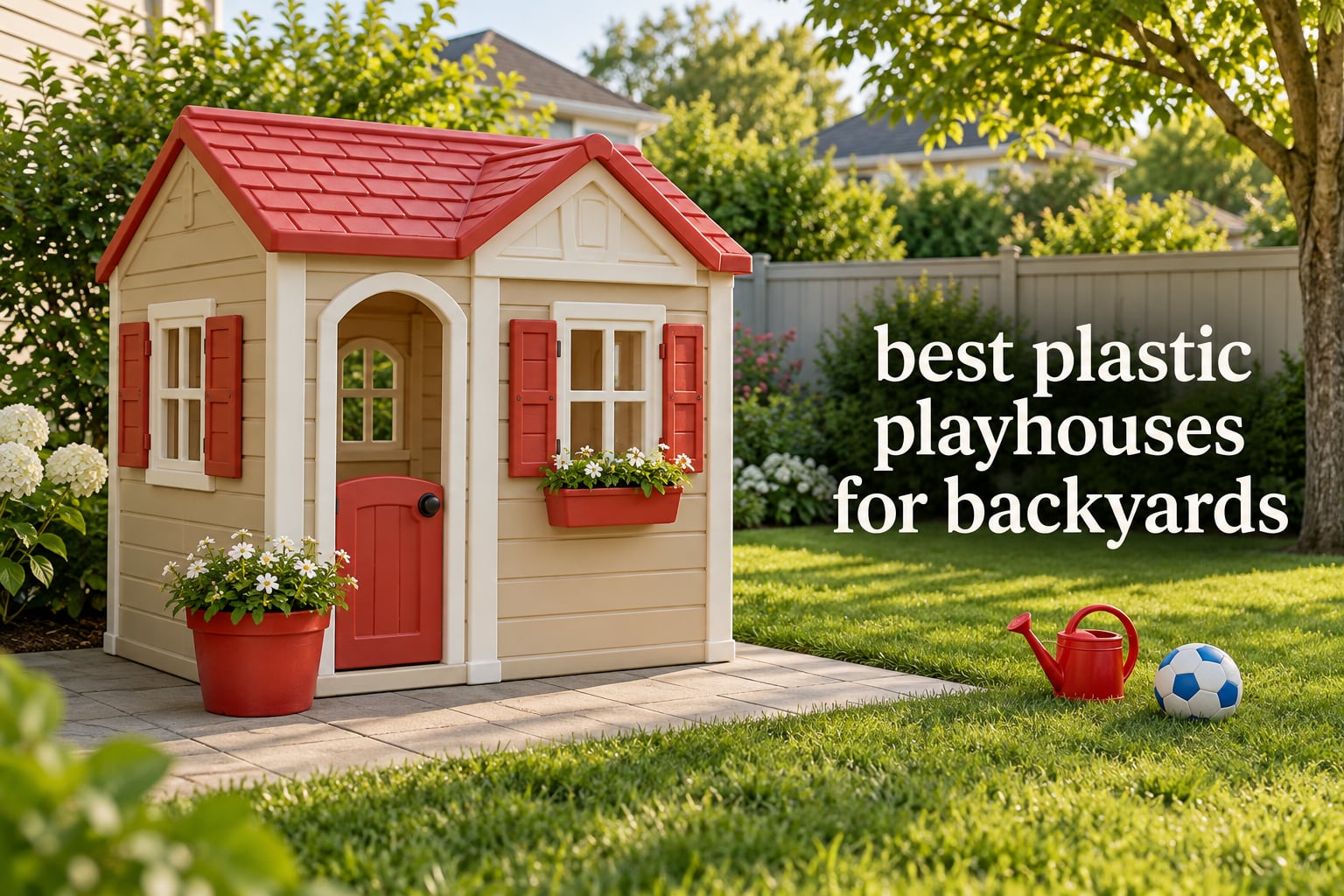 best plastic playhouses for backyards