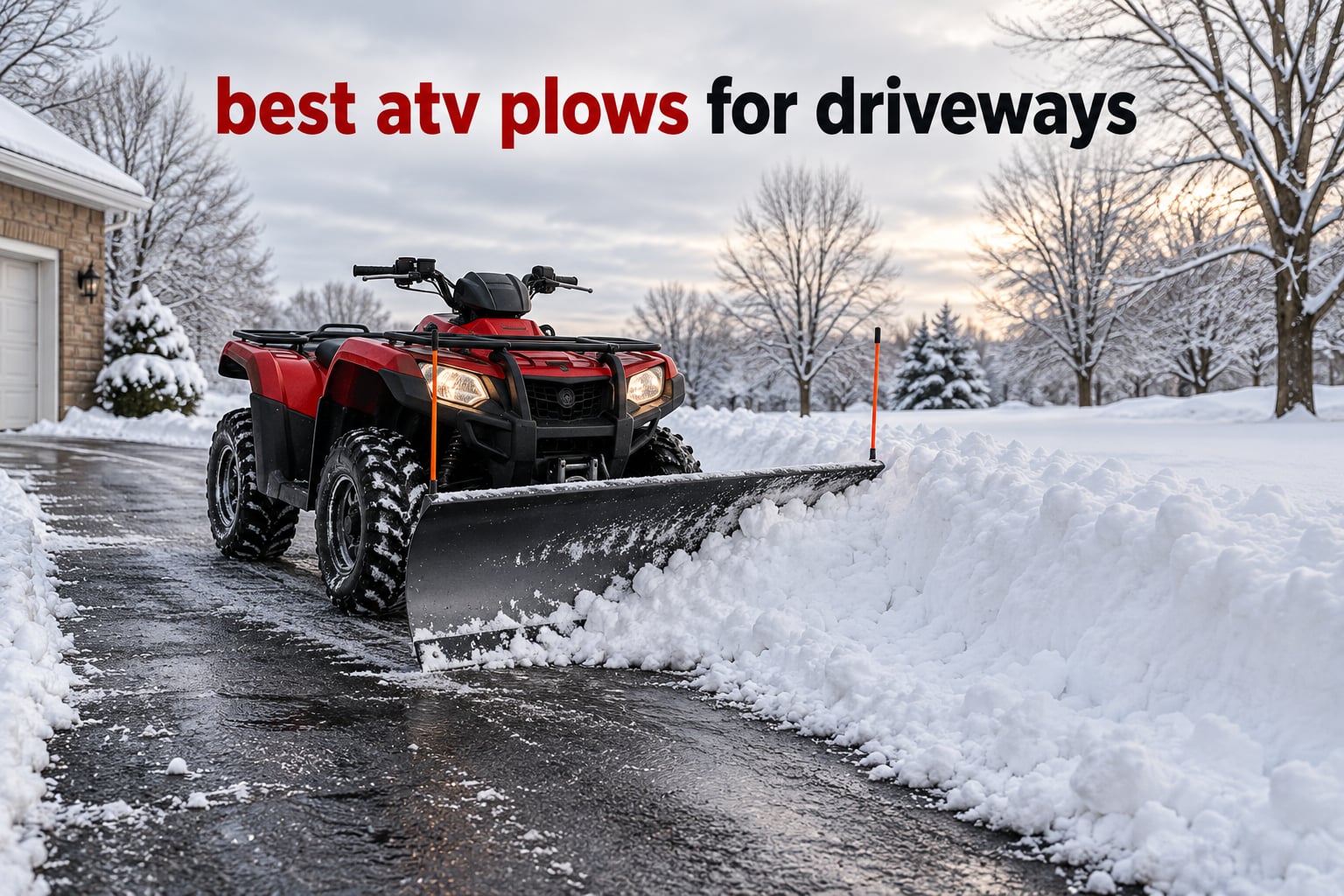 best atv plows for driveways
