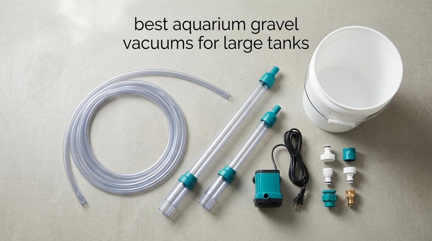 best aquarium gravel vacuums for large tanks