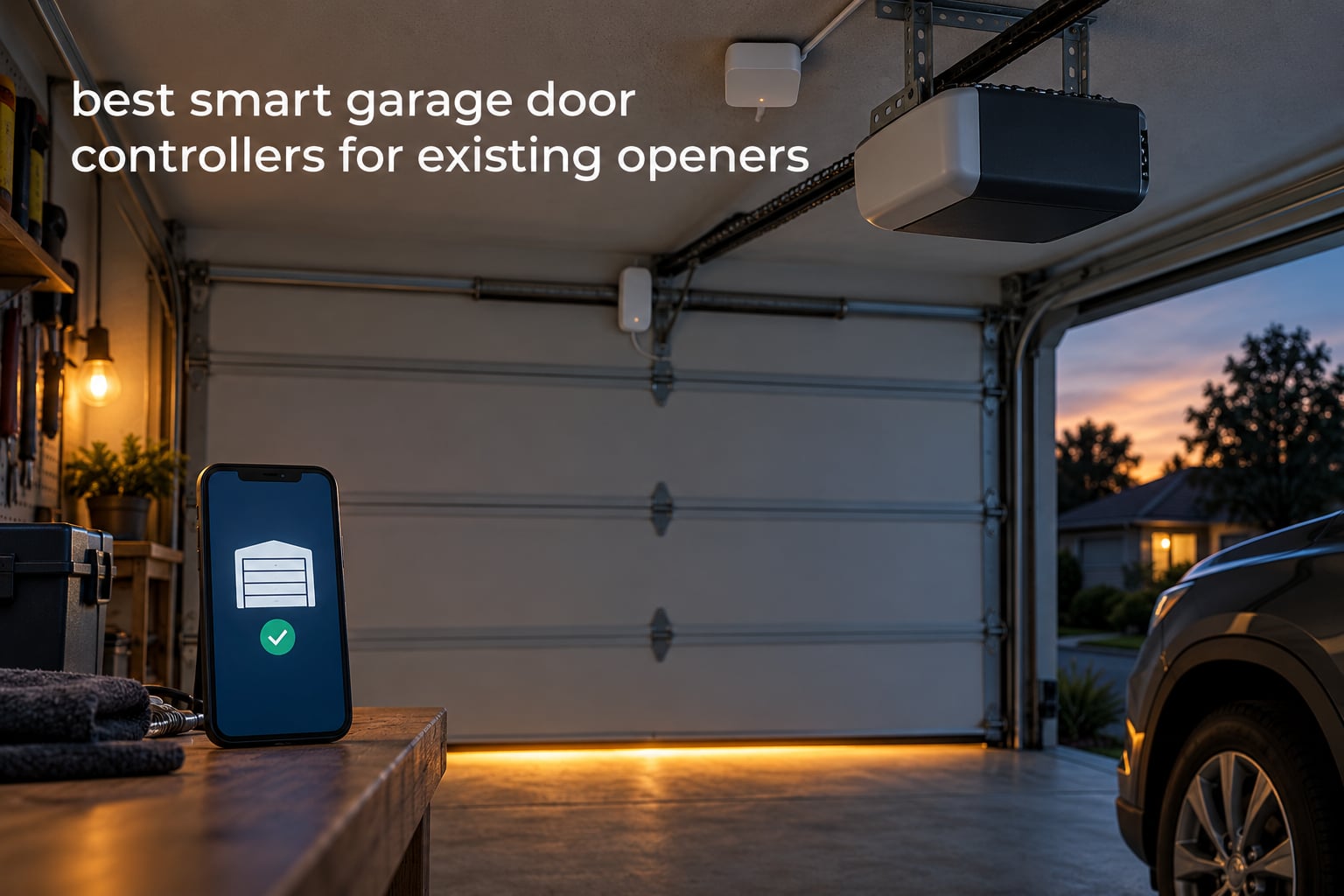 best smart garage door controllers for existing openers