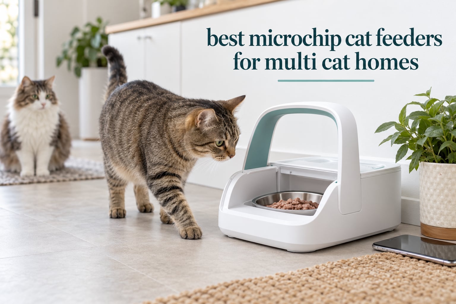 best microchip cat feeders for multi cat homes