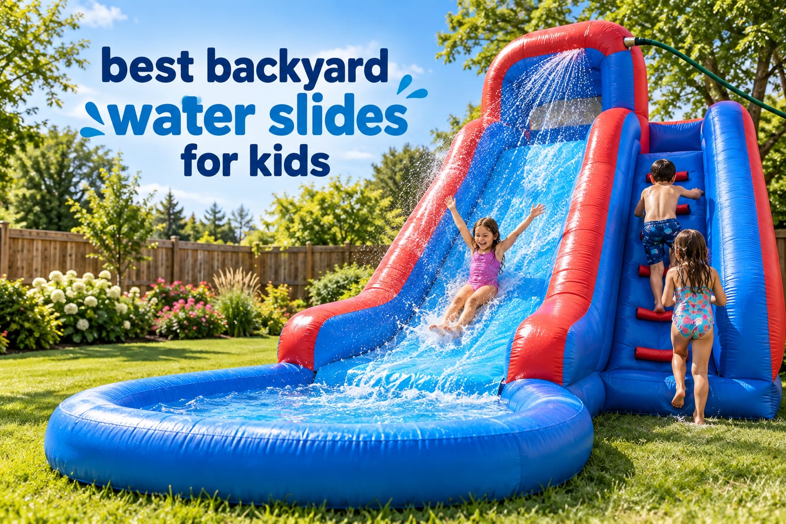 best backyard water slides for kids
