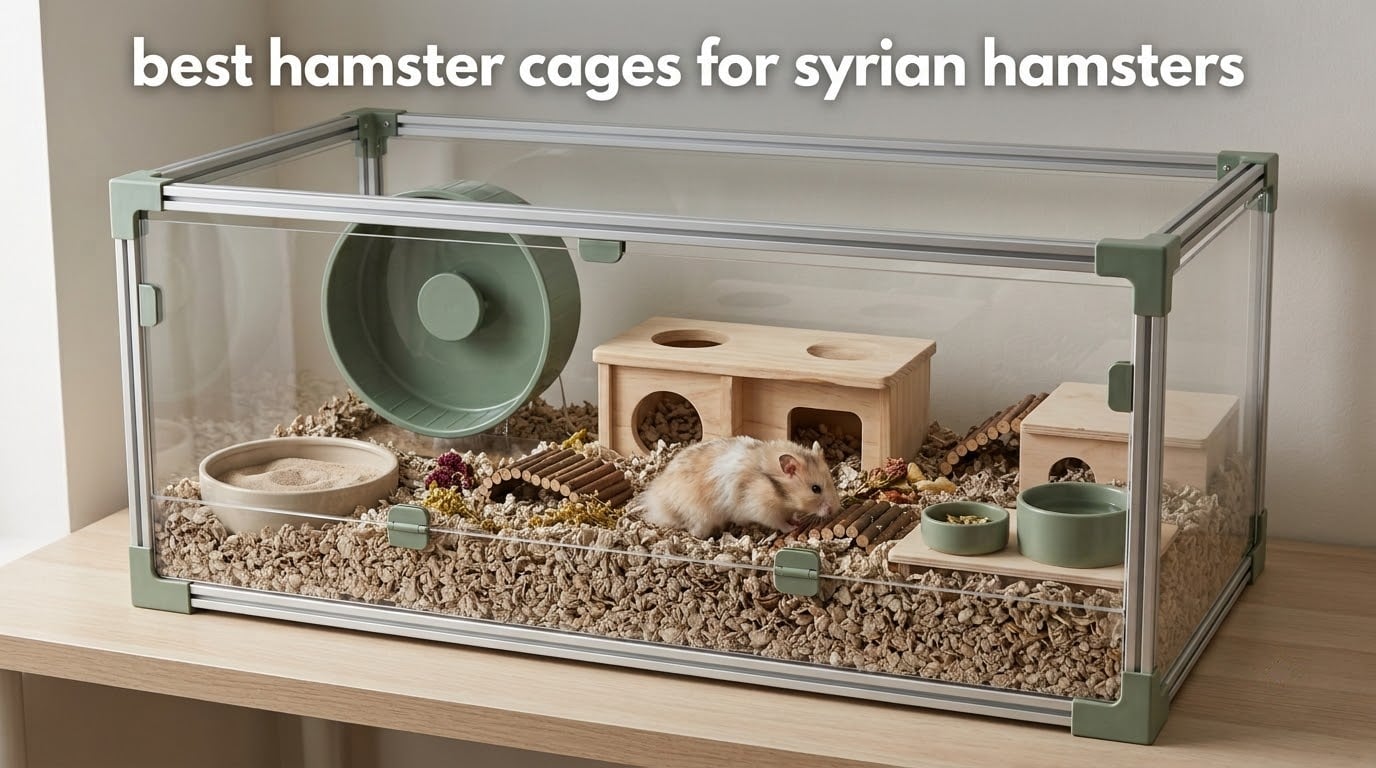 best hamster cages for syrian hamsters