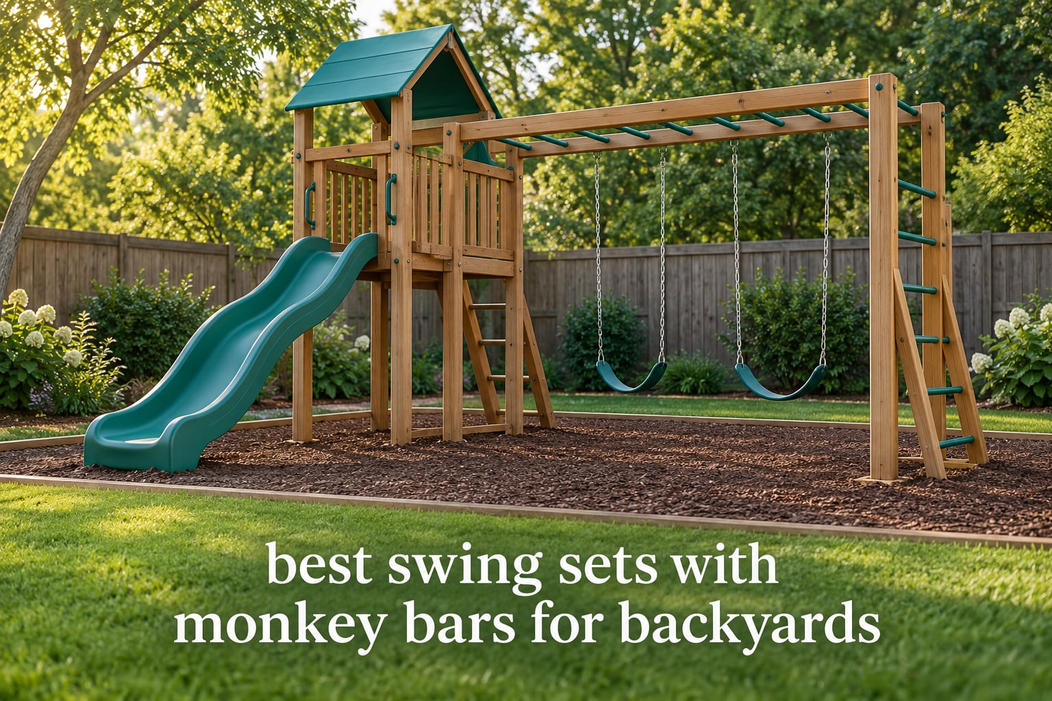best swing sets with monkey bars for backyards