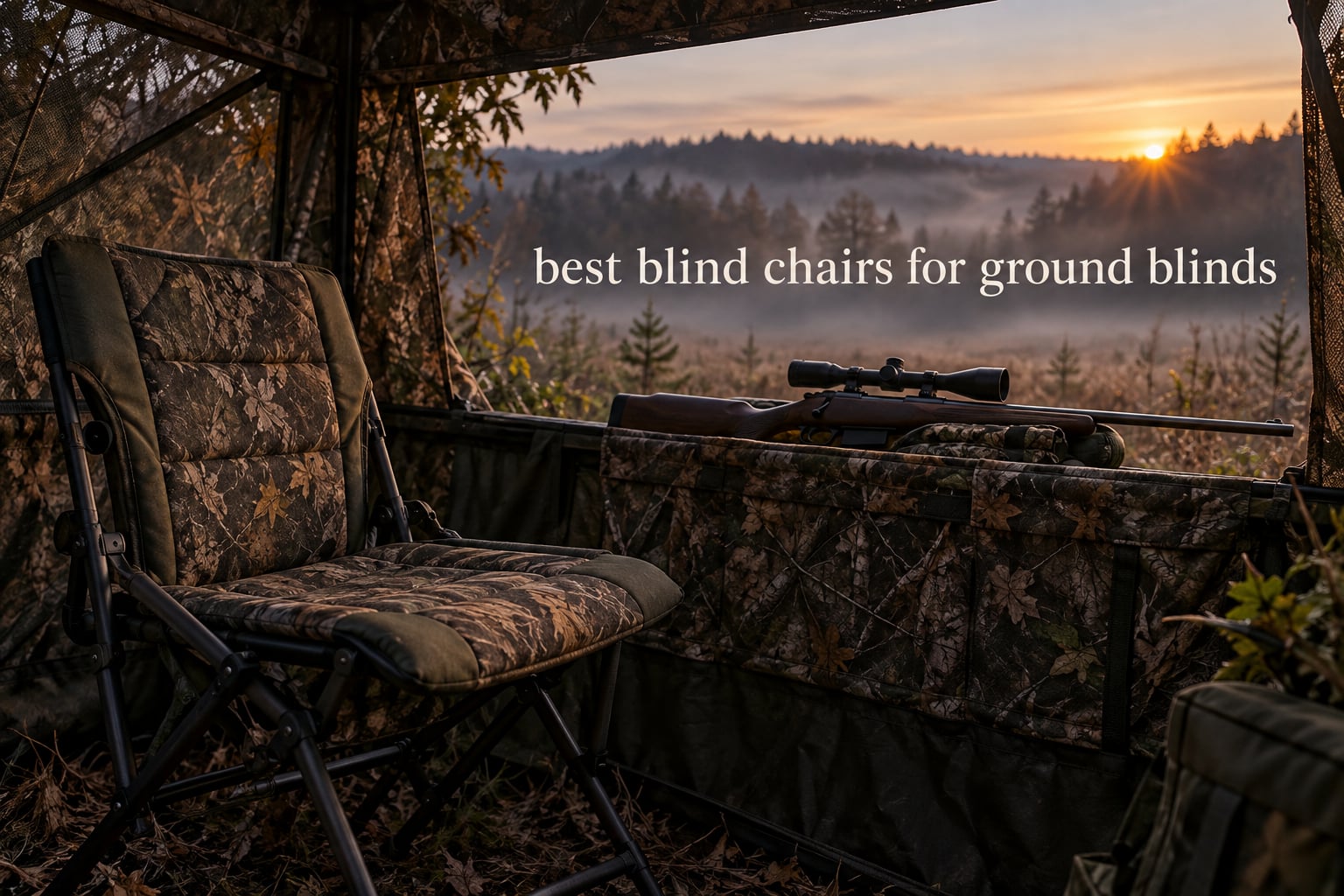 best blind chairs for ground blinds
